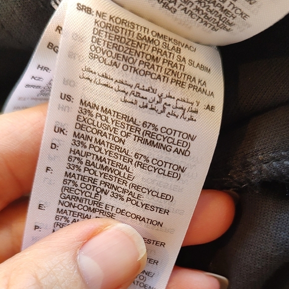 Adidas Womens Black Sweatpants with White Laces - Picture 6 of 7